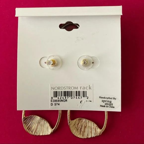 Earrings | Spring Street the Collection | Brand New | Gold Tone - Picture 3 of 3